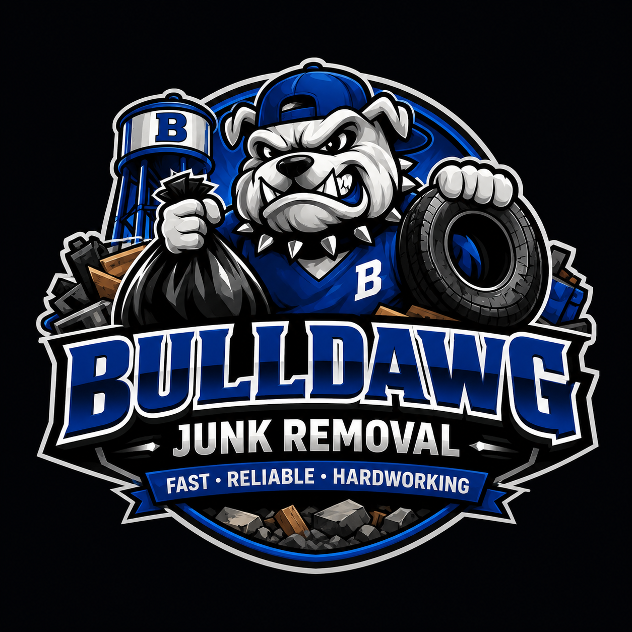 Berwick Bulldawg Junk Removal logo